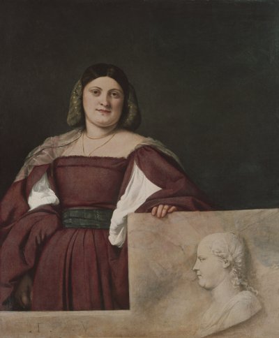 Portrait of a Lady (La Schiavona) by Tiziano Vecelli